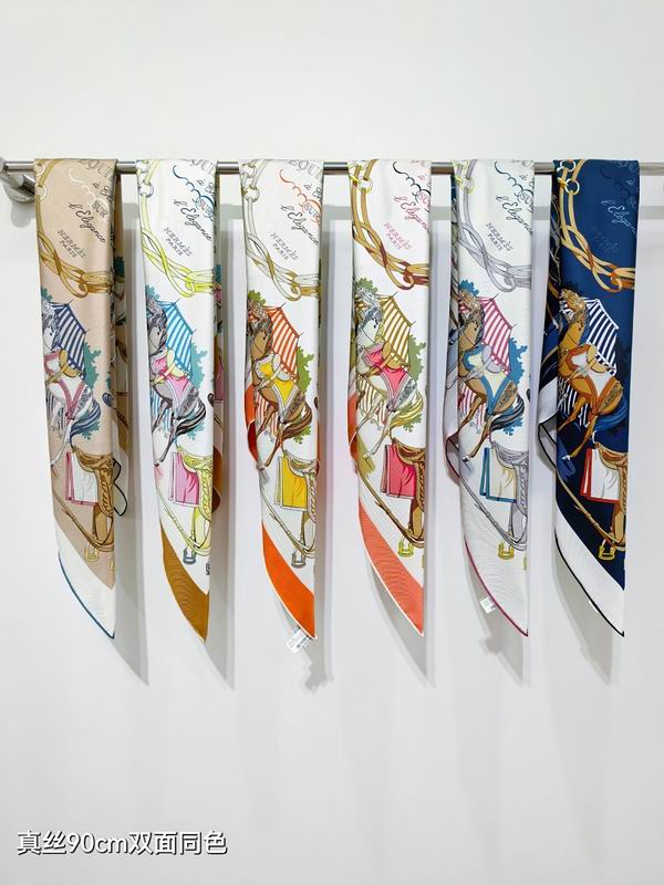 Hermes silk scarf hm35